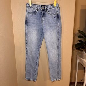 Scotch & Soda Amsterdams Blauw Organic Cotton Metal Stud Premium Denim Jeans 25